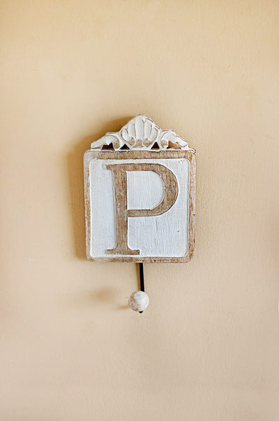 Letter Wall Hook / P - The Wishing Chair