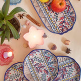 Magnolia Sky Handpainted Dessert Plates - Set Of 4 - The Wishing Chair