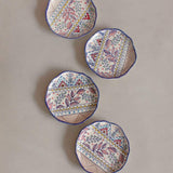 Magnolia Sky Handpainted Dessert Plates - Set Of 4 - The Wishing Chair