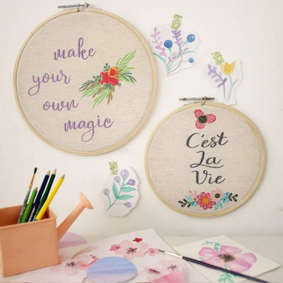 Make Your Own Magic Wall Hoops - The Wishing Chair