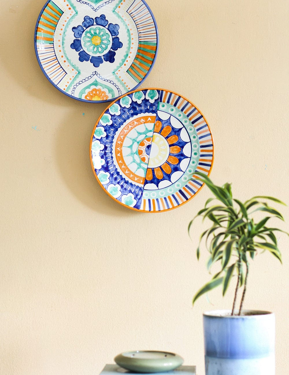 Mandala Wall Plates- Set Of 2 - The Wishing Chair