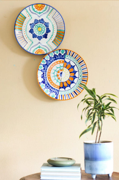 Mandala Wall Plates- Set Of 2 - The Wishing Chair