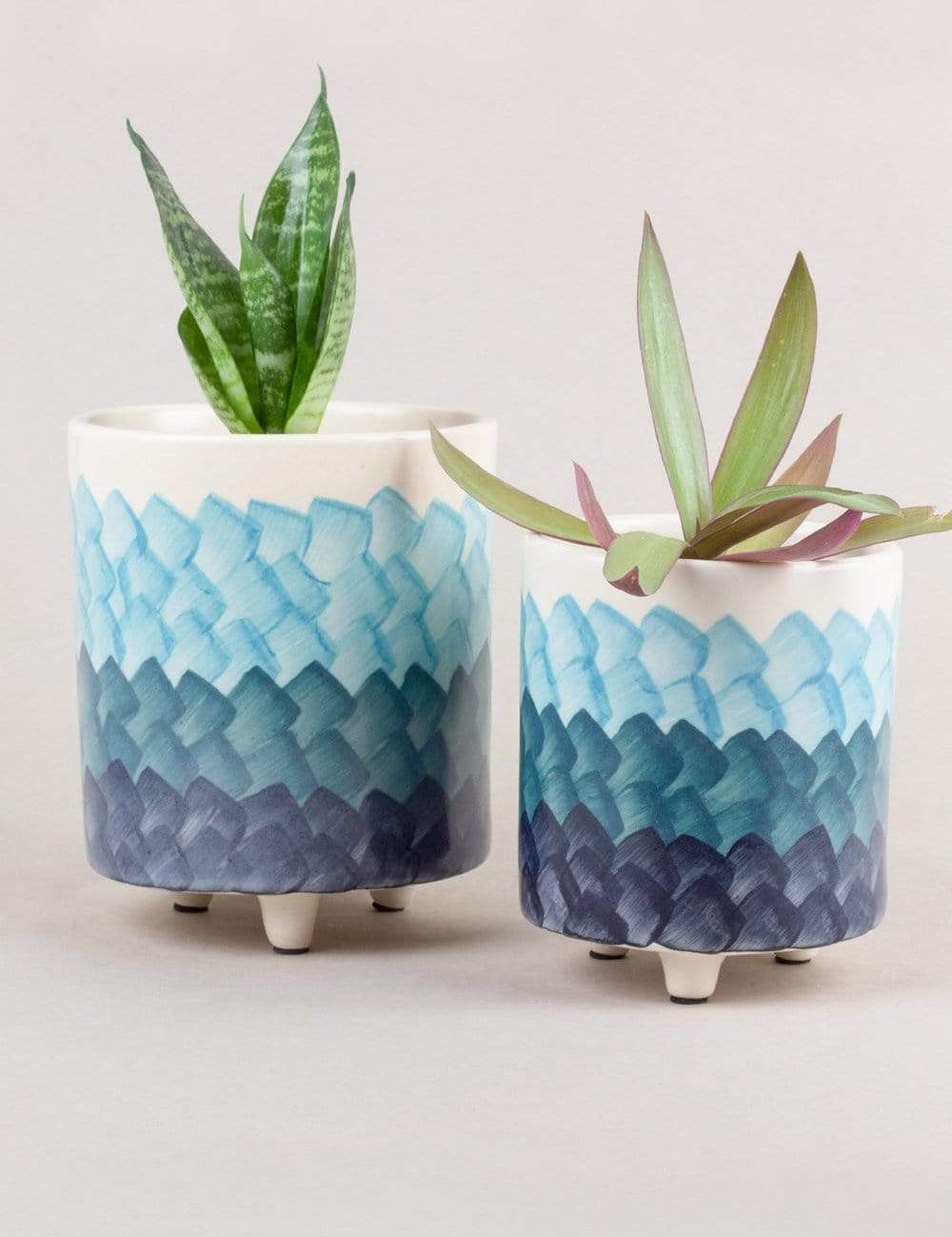 Meraki 3 Legged Ceramic Planters - Set of 2 - The Wishing Chair