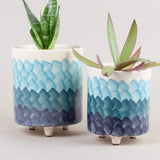 Meraki 3 Legged Ceramic Planters - Set of 2 - The Wishing Chair