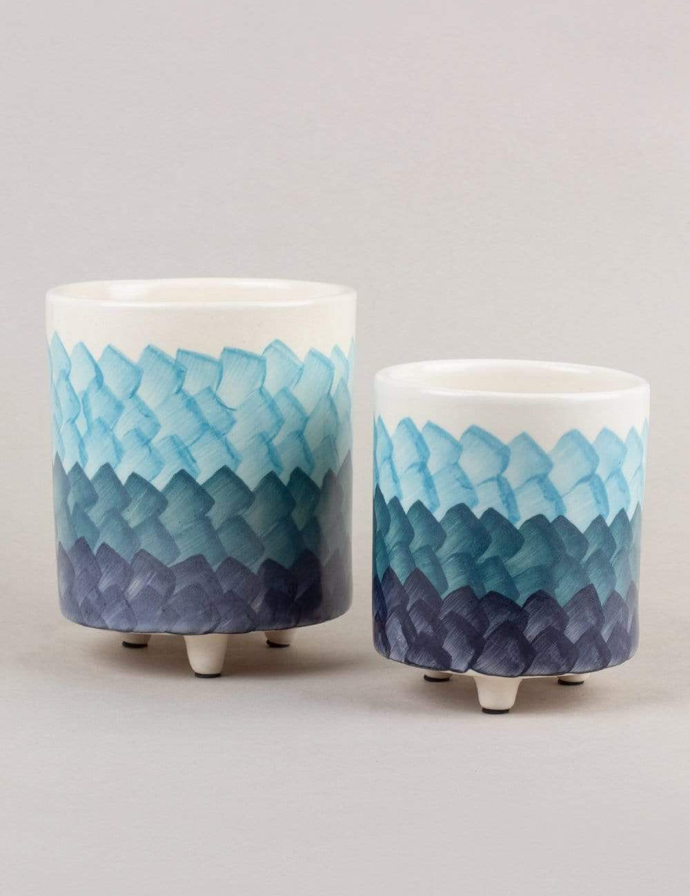 Meraki 3 Legged Ceramic Planters - Set of 2 - The Wishing Chair