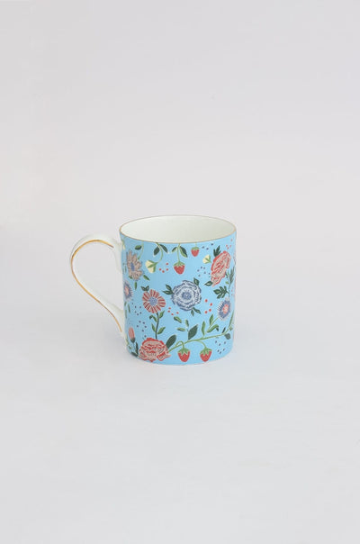 Midsummer Fine China Tea Mugs - Set of 4 - The Wishing Chair