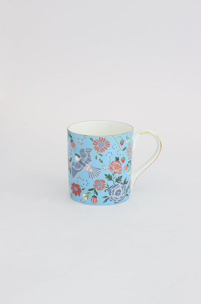 Midsummer Fine China Tea Mugs - Set of 4 - The Wishing Chair