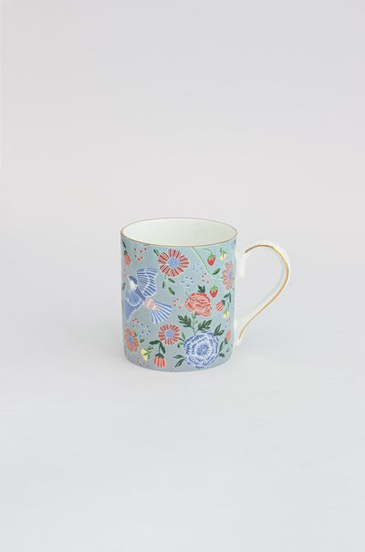 Midsummer Fine China Tea Mugs - Set of 4 - The Wishing Chair