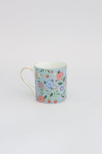 Midsummer Fine China Tea Mugs - Set of 4 - The Wishing Chair