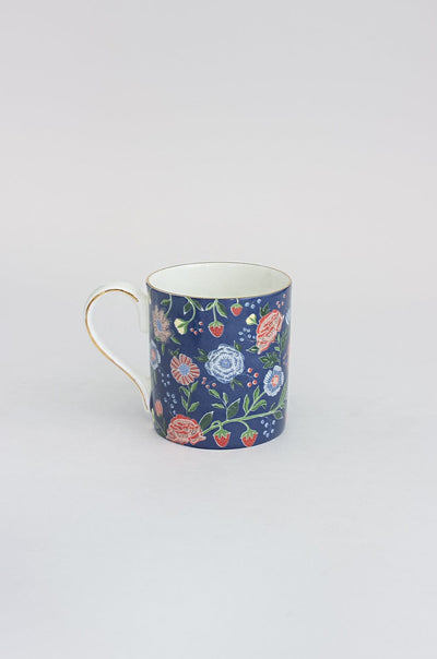 Midsummer Fine China Tea Mugs - Set of 4 - The Wishing Chair