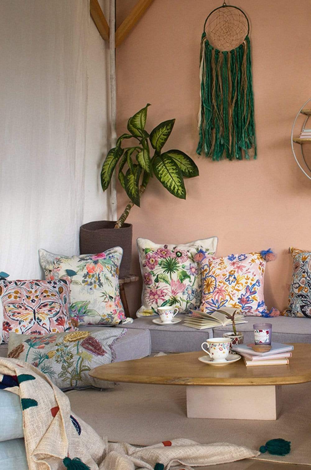 Mila Embroidered Cushion Cover - The Wishing Chair