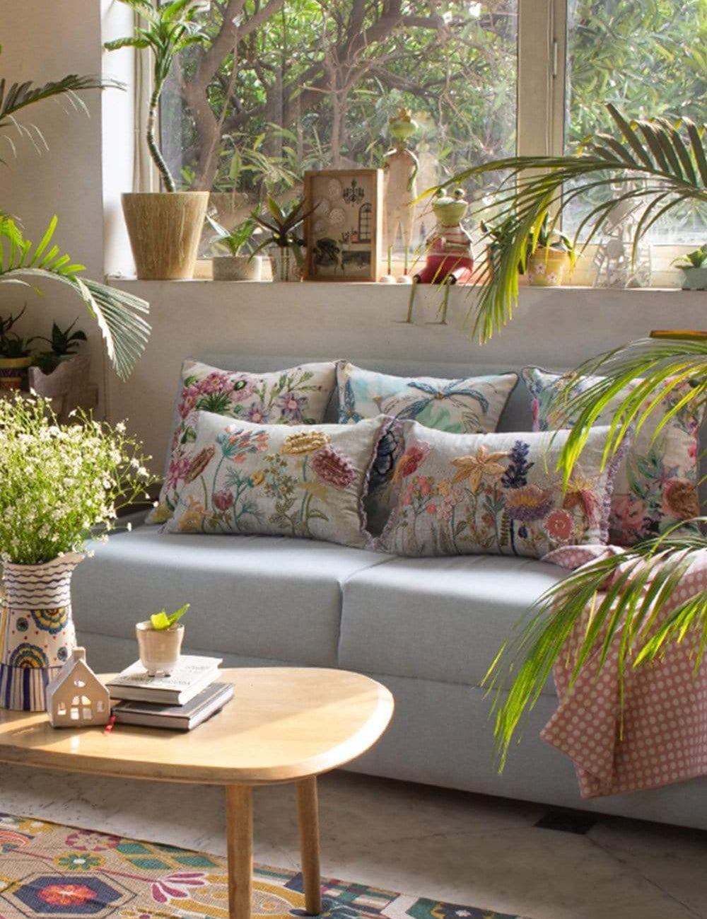 Mila Embroidered Cushion Cover - The Wishing Chair