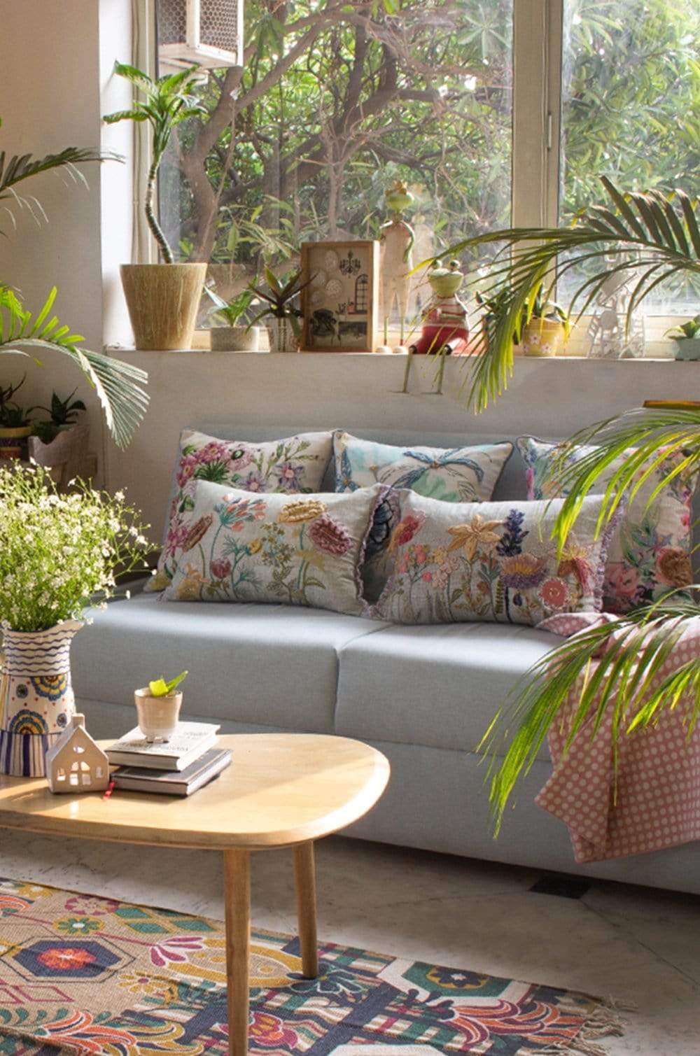 Mila Embroidered Cushion Cover - The Wishing Chair