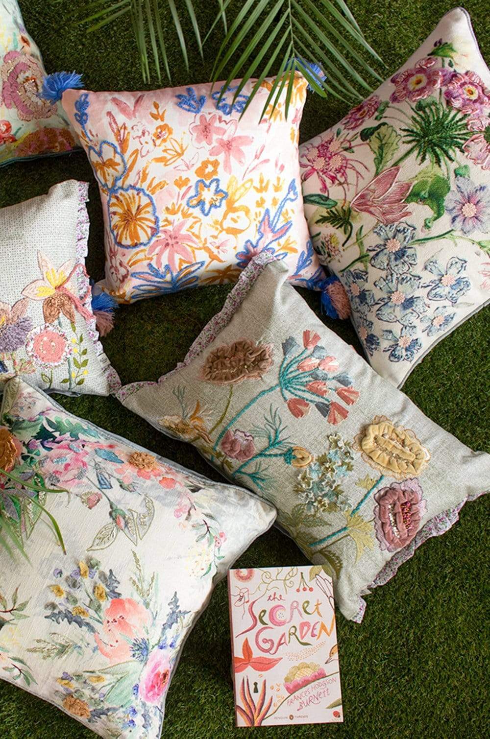 Mila Embroidered Cushion Cover - The Wishing Chair