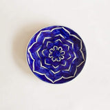 Mood Indigo Handpainted Stoneware Wall Plate / 7 Inches - The Wishing Chair
