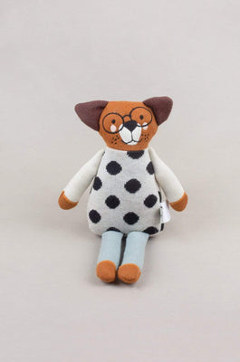 Mr. Whiskers Knitted Cotton Toy - The Wishing Chair