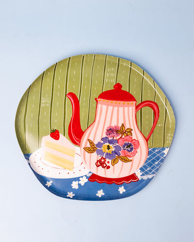 Tea Time Story Wall Plates - Set of 3