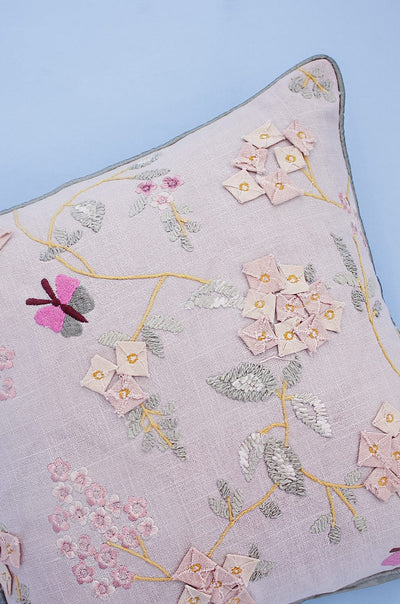 Noor Embroidered Cushion Cover - The Wishing Chair