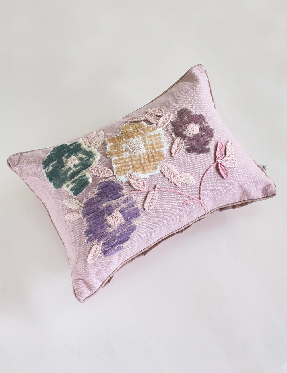 Nusrat Embroidered Cushion Cover - The Wishing Chair