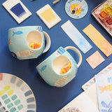 Peek a Boo Handpainted Ceramic Mug - The Wishing Chair