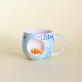 Peek a Boo Handpainted Ceramic Mug - The Wishing Chair
