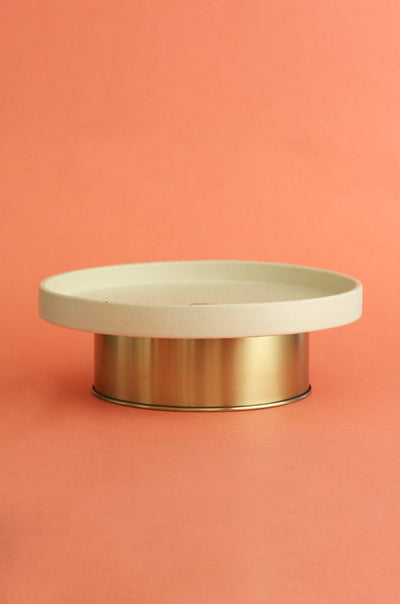 Plum Dandy Cakestand With Metallic Removable Stand - The Wishing Chair