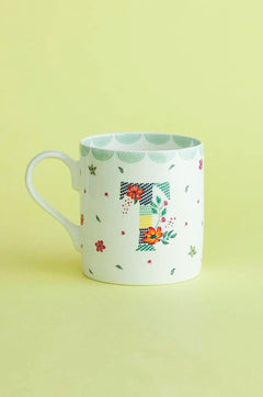 Polka Dots Monogram Mug - A To Z - The Wishing Chair