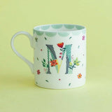 Polka Dots Monogram Mug - A To Z - The Wishing Chair