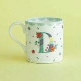 Polka Dots Monogram Mug - A To Z - The Wishing Chair