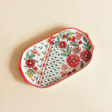 Poppy Petals Handpainted Platter - The Wishing Chair