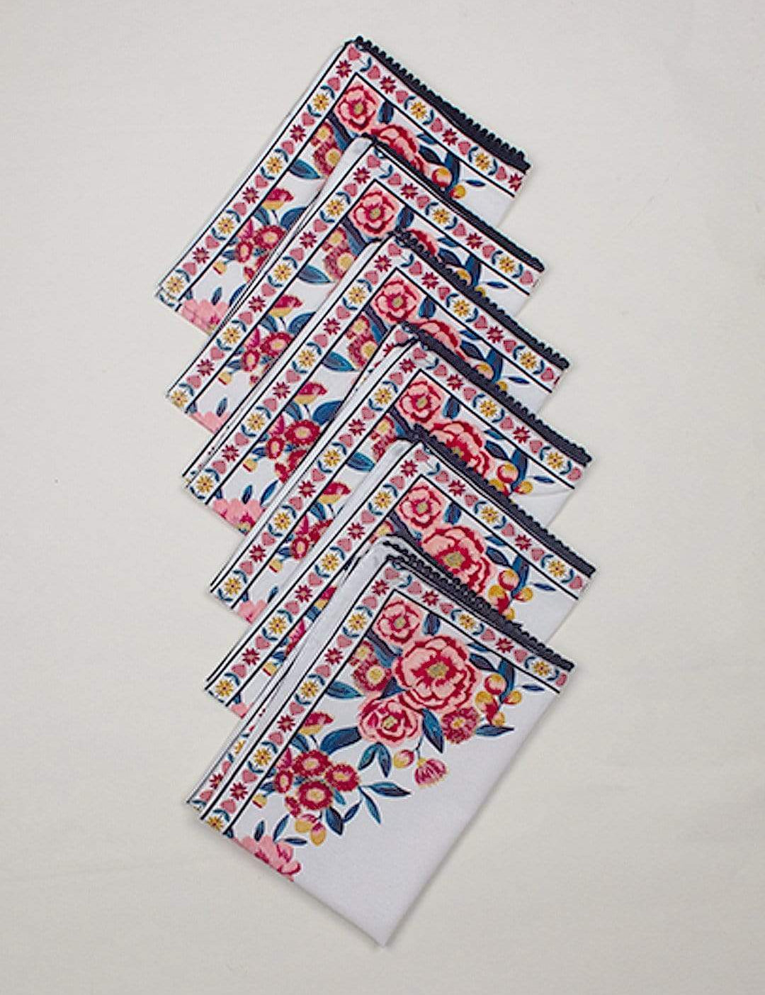Poppy Petals Placemat- Set Of 6 - The Wishing Chair