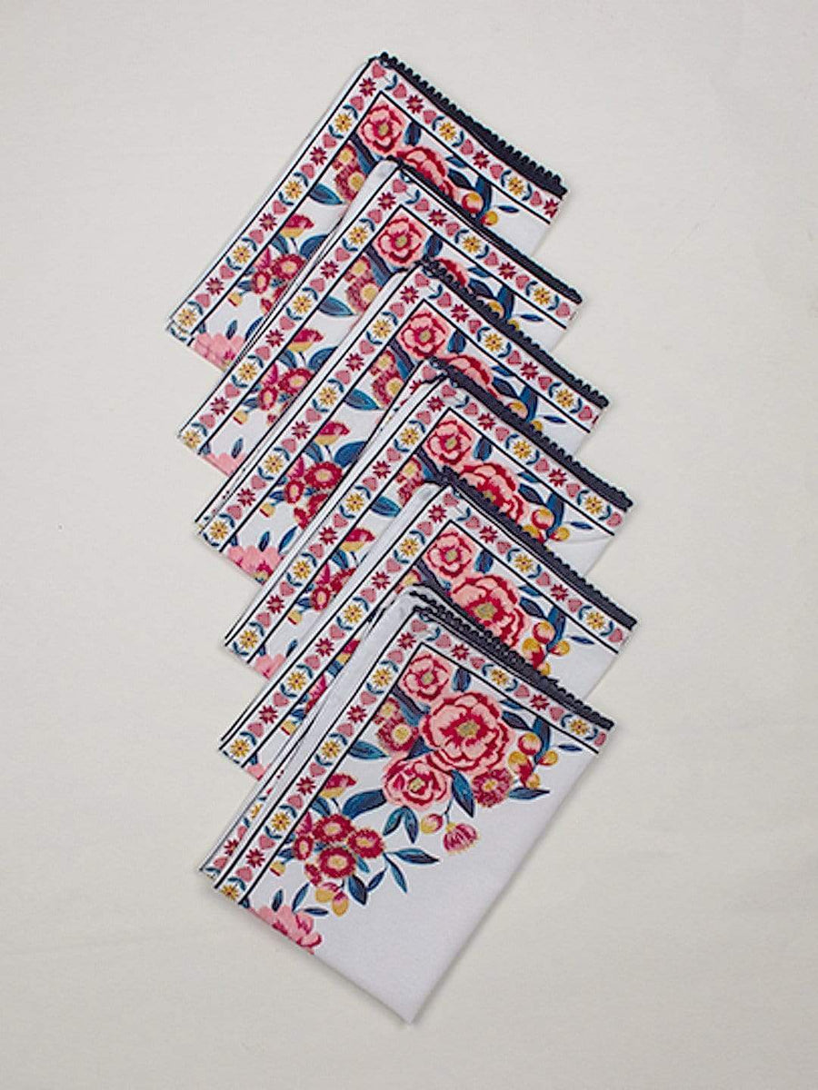 Poppy Petals Placemat- Set Of 6 - The Wishing Chair