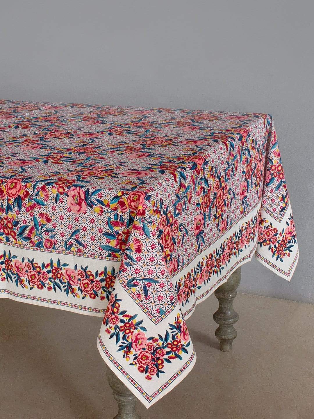 Poppy Petals Table Cover- 8 Seater - The Wishing Chair