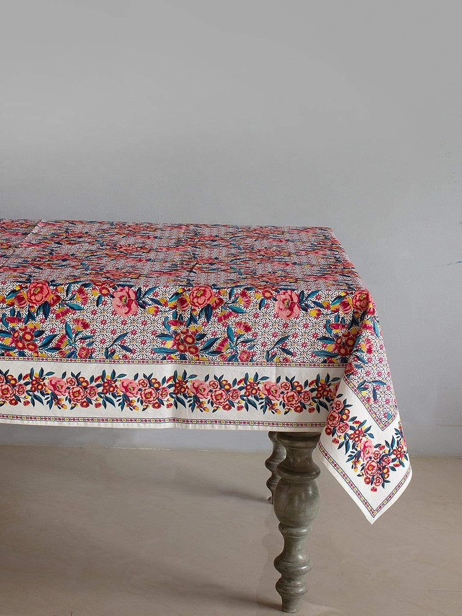 Poppy Petals Table Cover - 6 Seater - The Wishing Chair