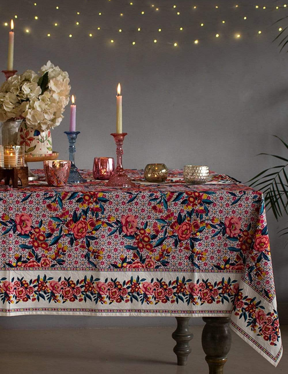 Poppy Petals Table Cover - 6 Seater - The Wishing Chair