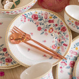 Raindrops And Roses Dessert Plate -set Of 6 - The Wishing Chair