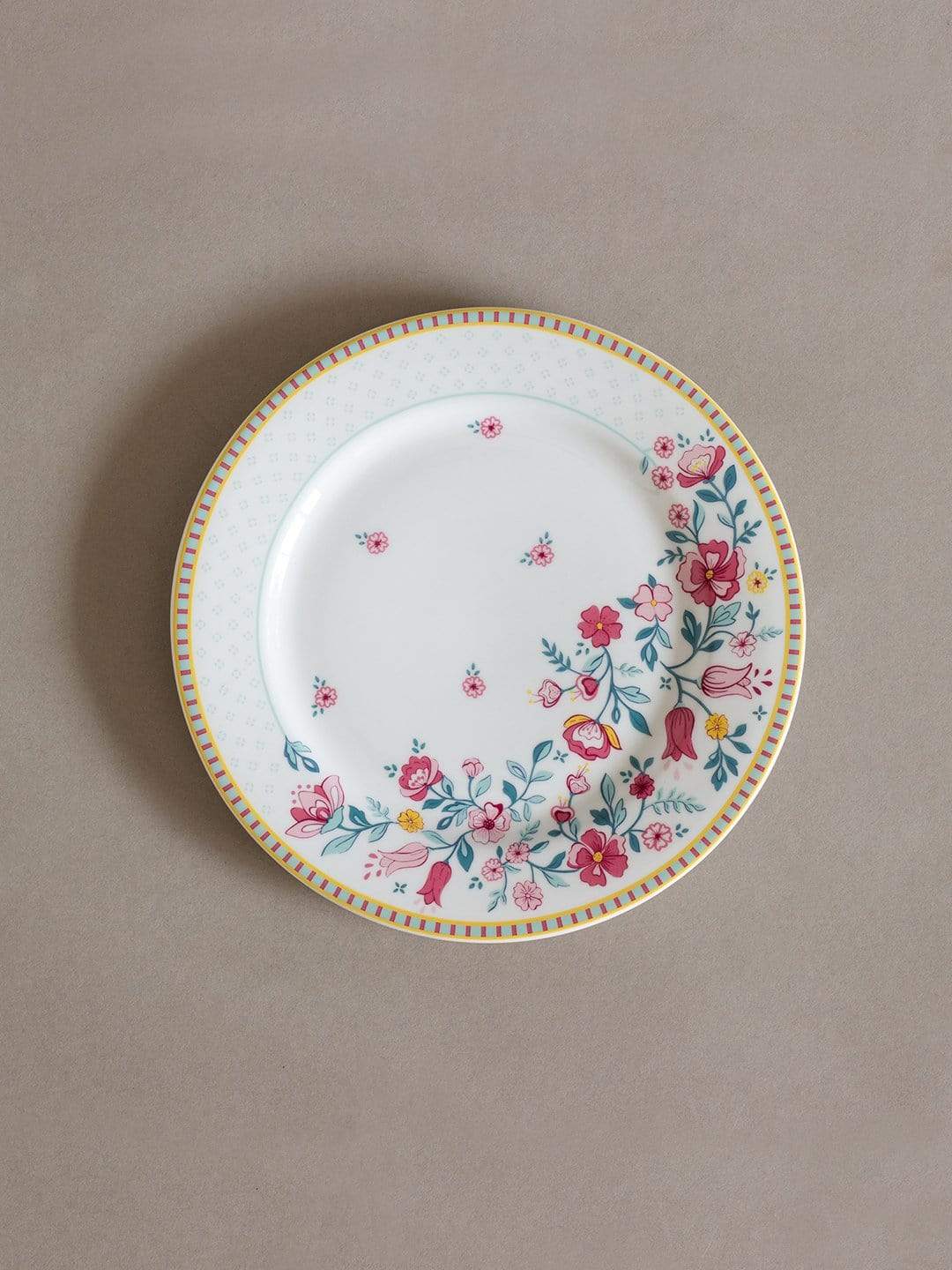 Raindrops And Roses Dessert Plate -set Of 6 - The Wishing Chair