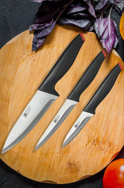 Richardson Sheffield Laser Stainless Steel Kitchen Knives- Set of 3 - The Wishing Chair