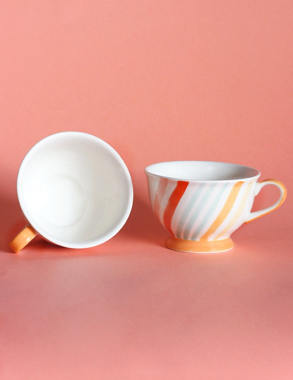 Sienna Handpainted Ceramic Soup Bowls - Set of 2 - The Wishing Chair