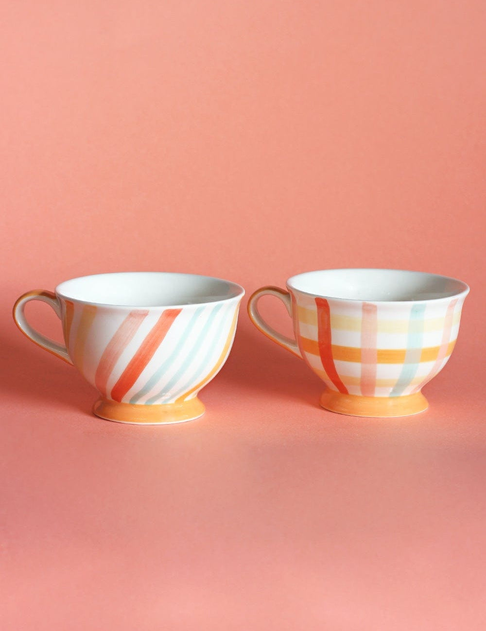 Sienna Handpainted Ceramic Soup Bowls - Set of 2 - The Wishing Chair