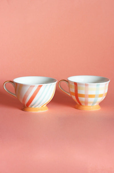 Sienna Handpainted Ceramic Soup Bowls - Set of 2 - The Wishing Chair