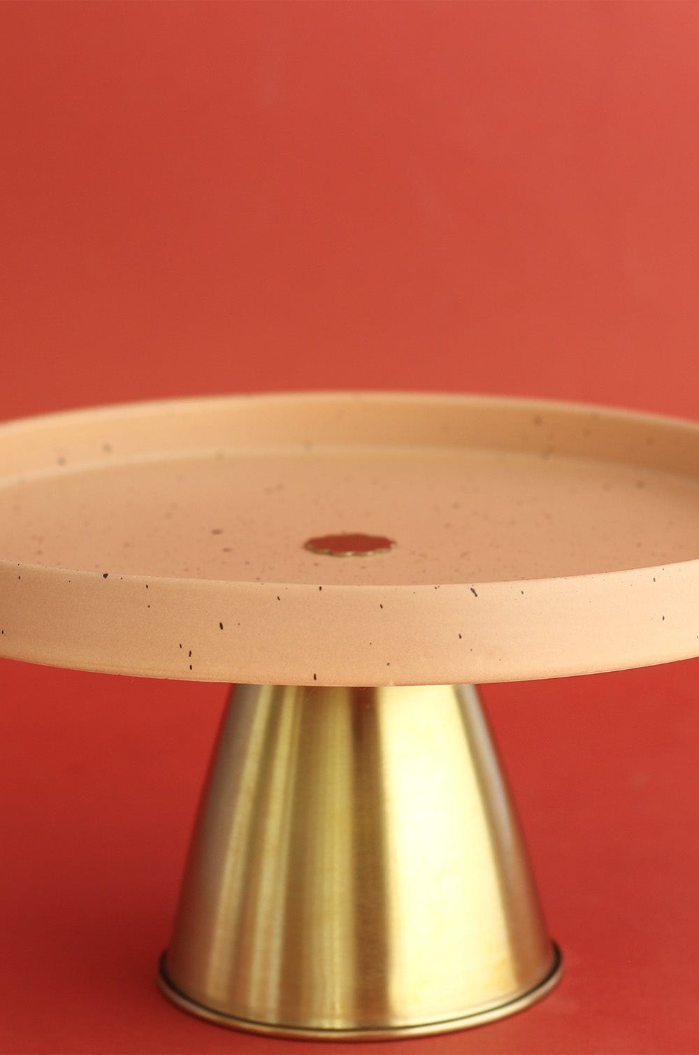 Silver Peonies Cakestand With Metallic Removable Stand - The Wishing Chair