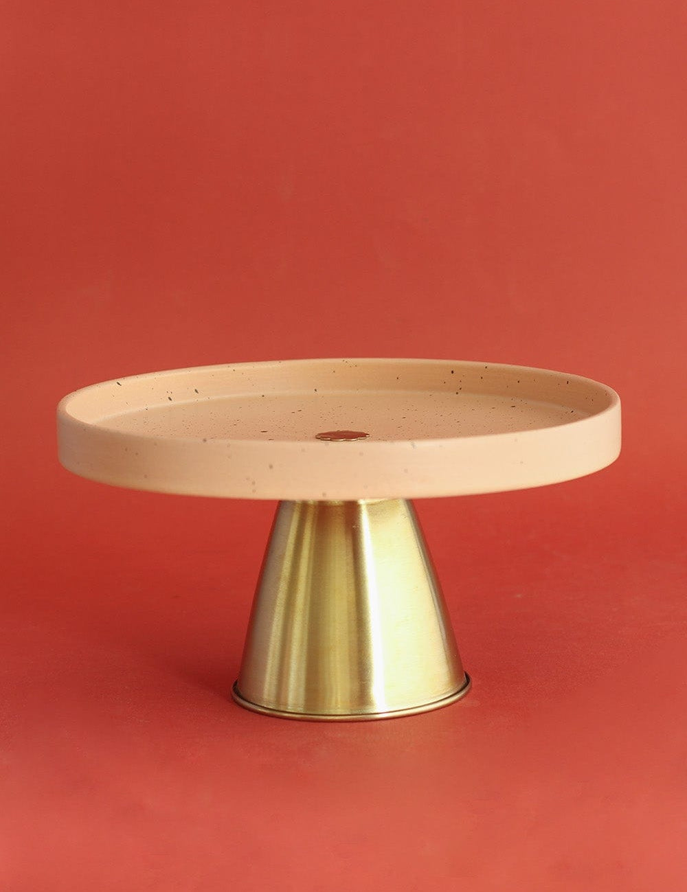 Silver Peonies Cakestand With Metallic Removable Stand - The Wishing Chair