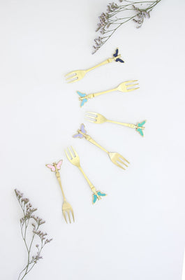 Simple Pleasures Dessert Forks Set of 6 - The Wishing Chair