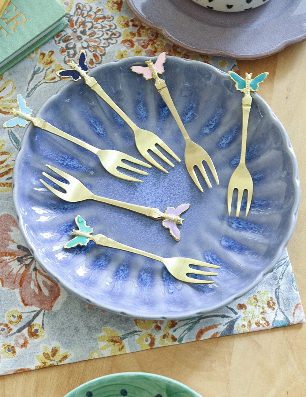 Simple Pleasures Dessert Forks Set of 6 - The Wishing Chair