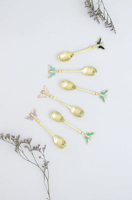 Simple Pleasures Dessert Spoons Set of 6 - The Wishing Chair