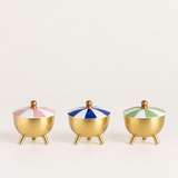 Carnival Trio Candles With Lid - Set of 3 (Small)