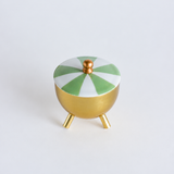 Metal Candle Jar With Lid - Small
