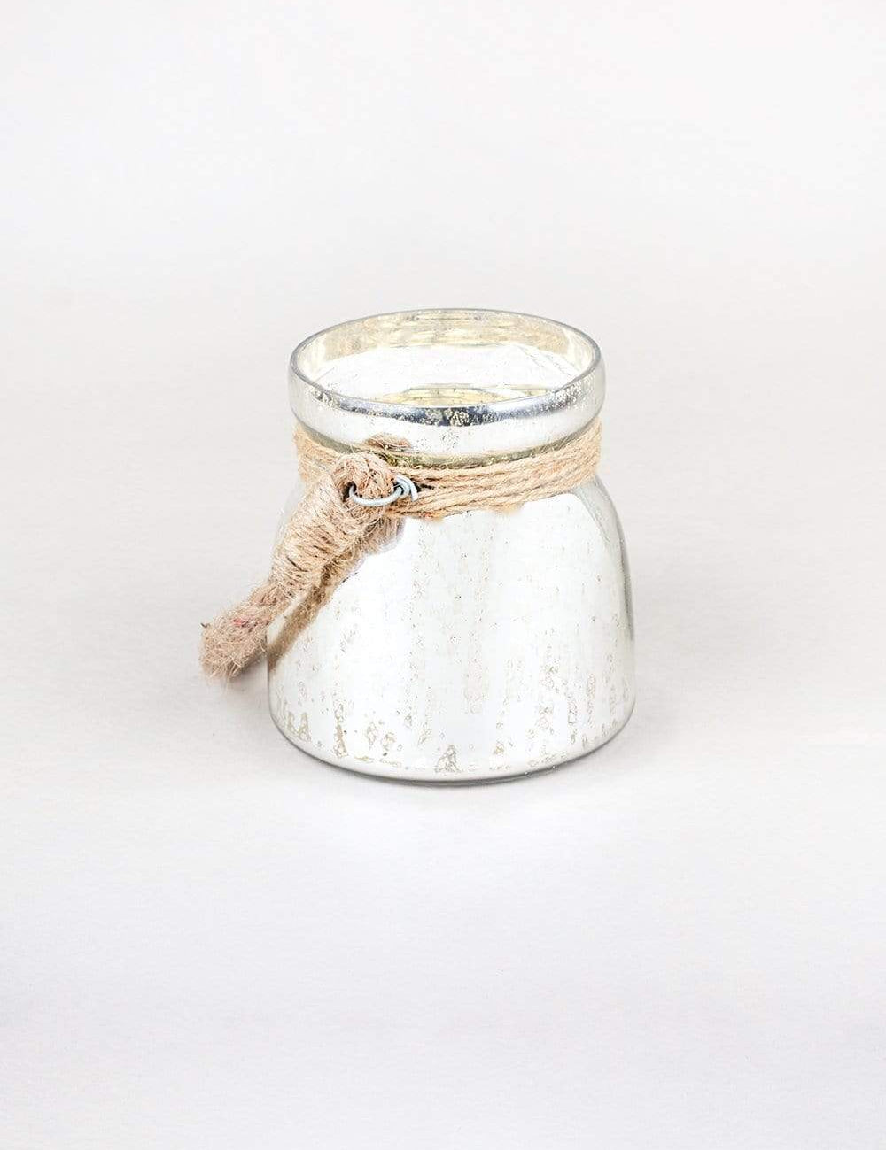 Sparkle Dust Glass Votives with Jute Rope - Set of 3 - The Wishing Chair
