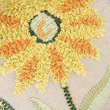 Sunflower Fields Embroidered Cushion Cover - The Wishing Chair